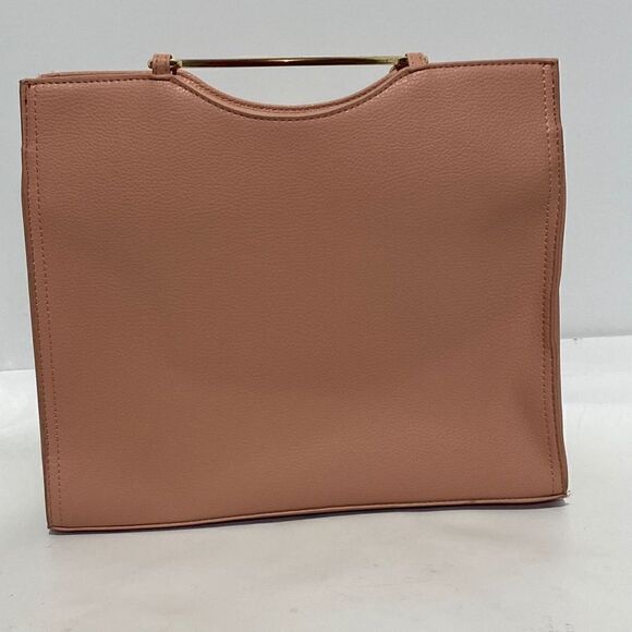 Bebe Women's Tasseled Gold Hardware Handbag In Pink Size Medium - Picture 5 of 11